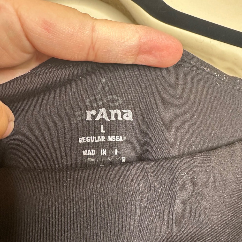 Prana Halle Straight Leg Hiking Pants Black Size Large Regular Stretch‎ Zion - Picture 4 of 11